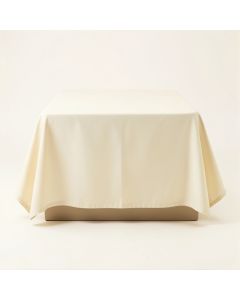 Flint Bend Flat Bed Sheet - Cream (synthetic illustration; no displayed measurements)