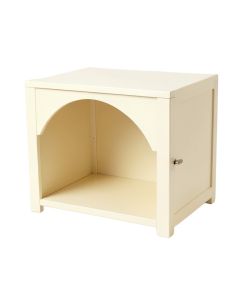 Cove Branch Empty Furniture-Style Litter Enclosure - Cream (synthetic illustration; no displayed measurements)