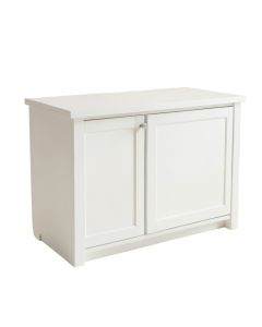 Fern Bridge Freestanding Laundry Folding Counter - White (synthetic illustration; no displayed measurements)