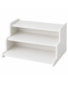 Hazel Arc Empty Mug-Storage Cabinet Insert - White
