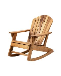 Jordanna Solid Wood Rocking Adirondack Chair