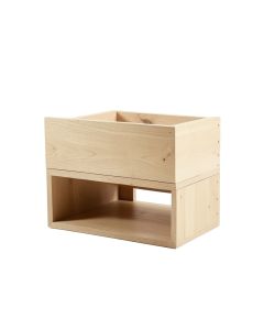 Cedar Bluff Empty Raised Planter - Beige
