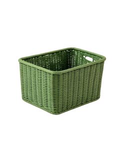 Pine Brook Empty Storage Basket - Green