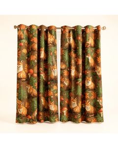 Ambesonne Fox Curtains (synthetic illustration; no displayed measurements)