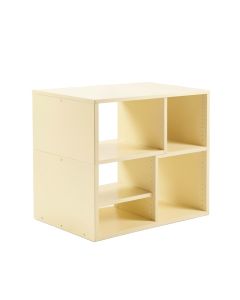 Alder Crossing Desktop Shelving Unit - Cream (synthetic illustration; no displayed measurements)
