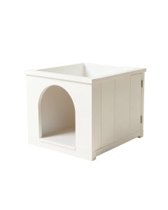Wren Branch Empty Furniture-Style Litter Enclosure - White