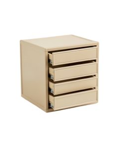 Reed Dale Small-Parts Storage Drawer Cabinet - Beige
