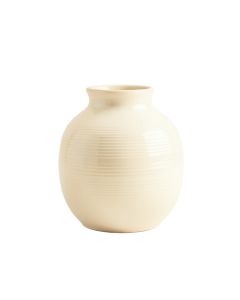 Olive Brook Empty Decorative Vase - Ivory