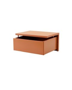 Linden Crest Under-Desk Drawer Unit - Terracotta (synthetic illustration; no displayed measurements)