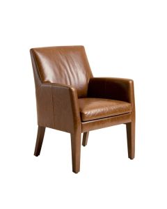 Genuine Leather Upholstered Dining Chair