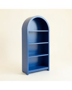 Summit Bridge Freestanding Bookcase - Blue (synthetic illustration; no displayed measurements)