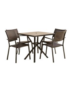 Alondra 3 Piece Iron Bistro Set