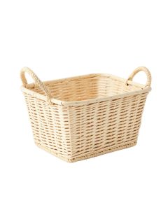 Willow Bluff Empty Storage Basket - Ivory