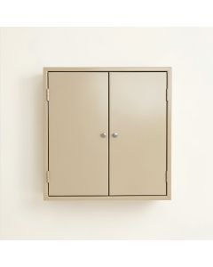 Spruce Bend Wall-Mounted Entry Cabinet - Beige (synthetic illustration; no displayed measurements)