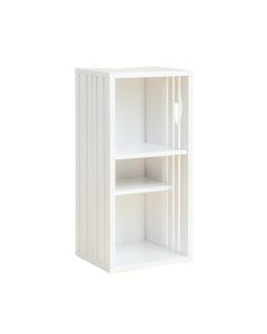 Hazel Edge Narrow Cubby Tower - White (synthetic illustration; no displayed measurements)