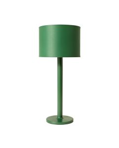 Bay Branch Floor Lamp With A Plain Fabric Shade - Green (synthetic illustration; no displayed measurements)