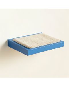 Ash Field Wall-Mounted Cat Perch - Blue (synthetic illustration; no displayed measurements)
