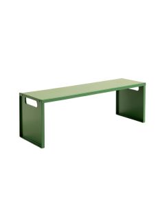 Holly Branch Narrow Outdoor Storage Bench - Green (synthetic illustration; no displayed measurements)