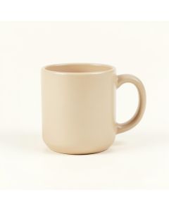 River Bend Ceramic Mug - Beige (synthetic illustration; no displayed measurements)