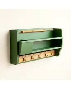 Holly Arc Wall-Mounted Entryway Organizer Shelf (synthetic illustration; no displayed measurements)