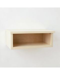 Slate Branch Wall-Mounted Shelf - Cream (synthetic illustration; no displayed measurements)