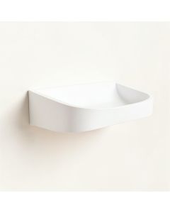 Stone Canyon Wall-Mounted Cat Perch - White (synthetic illustration; no displayed measurements)