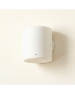 Meadow Canyon Wall Sconce Mounted On A Plain Wall - White (synthetic illustration; no displayed measurements)