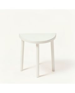 Cove Bluff Compact Balcony Table - White (synthetic illustration; no displayed measurements)