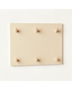 Summit Crossing Empty Wall-Mounted Tool Organizer Panel - Beige (synthetic illustration; no displayed measurements)