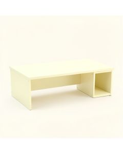 Linden Dale Desktop Monitor Riser - Cream (synthetic illustration; no displayed measurements)