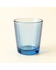 Holly Arc Empty Candle Holder - Blue (synthetic illustration; no displayed measurements)