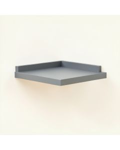 Meadow Field Wall-Mounted Cat Perch - Gray (synthetic illustration; no displayed measurements)