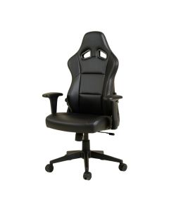 Faux Leather Desk Chair with Arms