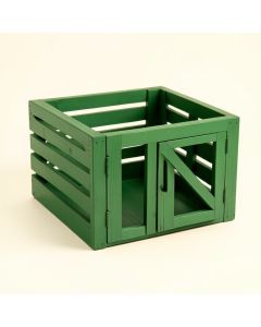 Maple Arc Empty Furniture-Style Pet Crate (synthetic illustration; no displayed measurements)