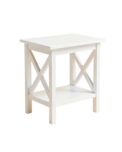 River Bluff Side Table - White