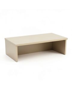 Flint Bend Desktop Monitor Riser - Beige (synthetic illustration; no displayed measurements)