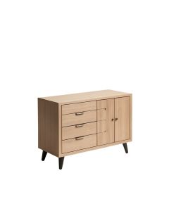 Jacquard 60 '' Vanity Base Only With Furniture Legs , 2 Doors And 3 Drawers (synthetic illustration; no displayed measurements)