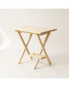 Alder Bend Compact Balcony Table - Ivory (synthetic illustration; no displayed measurements)