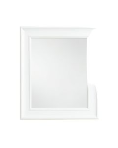 Vale Brook Framed Wall Mirror - White