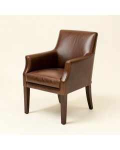 The Ekero Genuine Leather Upholstered Dining Chair (synthetic illustration; no displayed measurements)