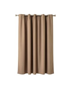 Alexzavier Faux Silk Solid Color Rod Pocket Single Curtain Panel