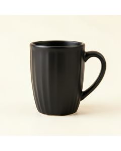 Harbor Bluff Ceramic Mug - Black (synthetic illustration; no displayed measurements)