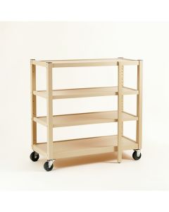 Dune Dell Empty Rolling Workshop Cart - Beige (synthetic illustration; no displayed measurements)