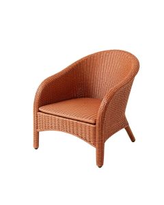 River Branch Outdoor Lounge Chair - Terracotta (synthetic illustration; no displayed measurements)