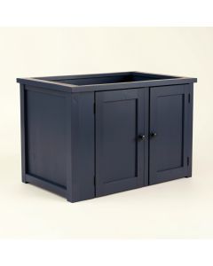 Alder Canyon Empty Furniture-Style Litter Enclosure - Navy (synthetic illustration; no displayed measurements)