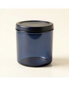 Vale Arc Storage Canister With Lid - Navy (synthetic illustration; no displayed measurements)