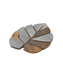 Leaf Shape 1 '' X 3 '' Metal Mosaic Tile (synthetic illustration; no displayed measurements)