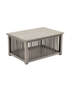 Stone Bluff Empty Furniture-Style Pet Crate - Gray