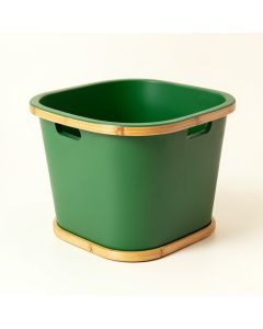 Cliff Canyon Laundry Hamper - Green (synthetic illustration; no displayed measurements)