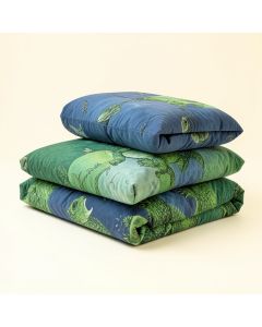 Mod Dinosaur 3 Piece Comforter Set (synthetic illustration; no displayed measurements)